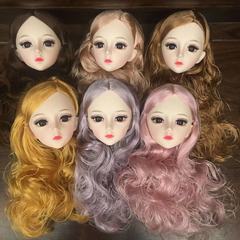 60cm人形ボディはメイクを練習したり、メイクを変更したりできます。白い肌の裸の人形、シミュレーション人形、着せ替え人形、ペンダントです。
