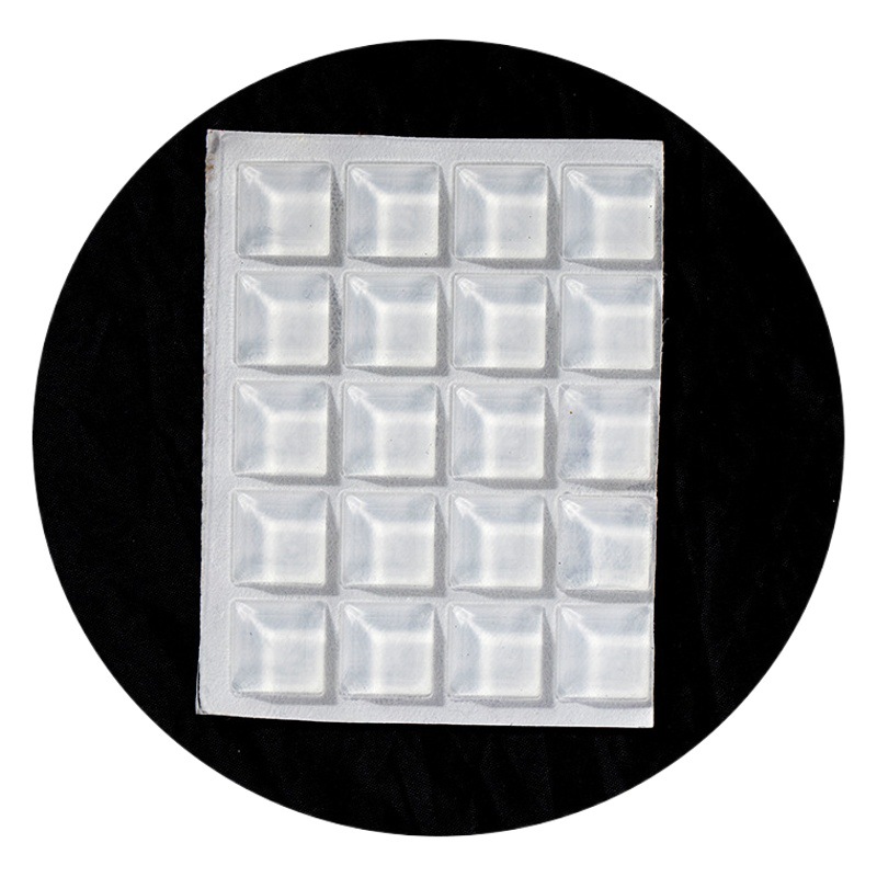 Almohadilla de silicona transparente partículas anticolisión hogar anticolisión almohadilla de goma a prueba de golpes almohadilla de pie autoadhesiva anticolisión partículas antideslizantes silencio