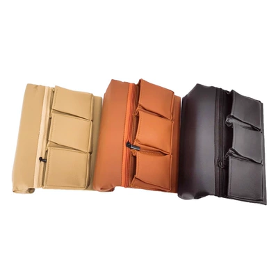 Car storage bag/box: Car Multifunctional Leather Storage