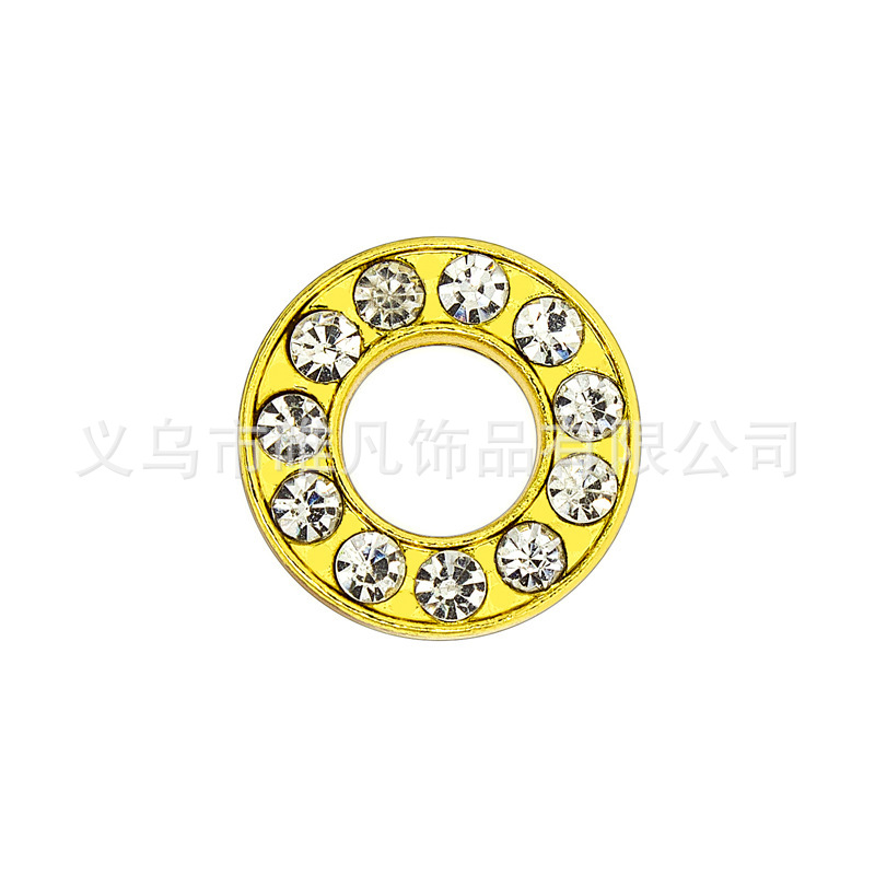 Gold diamond letter-o