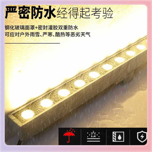 ✅ Led Wall Washer Light Double Row 72W Ultra-Bright High-Power Outdoor Waterproof Lighting Hotel Building 48W Outdoor Spotlight