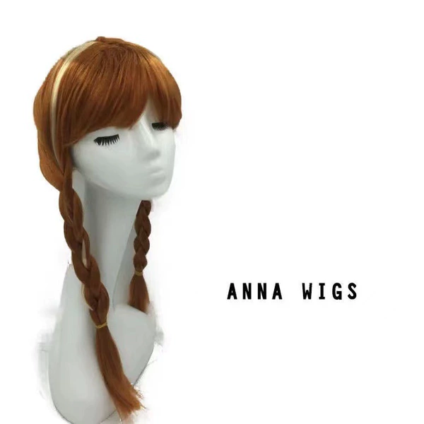 Wig for princess, helmet