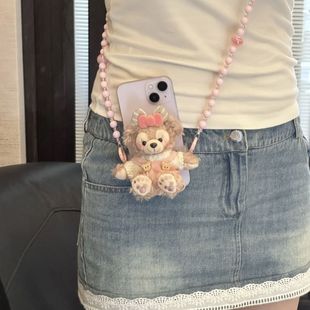 Little Red Riding Book with Shirley Mei Back Clip Mobile Phone Anti-drop Crossover Lanyard Girl's Heart Cute Doll Plush Doll