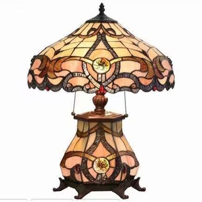 厂家生产宝华蒂凡尼屏风艺术玻璃凉亭别墅酒店会所装饰玻璃屏风|ms