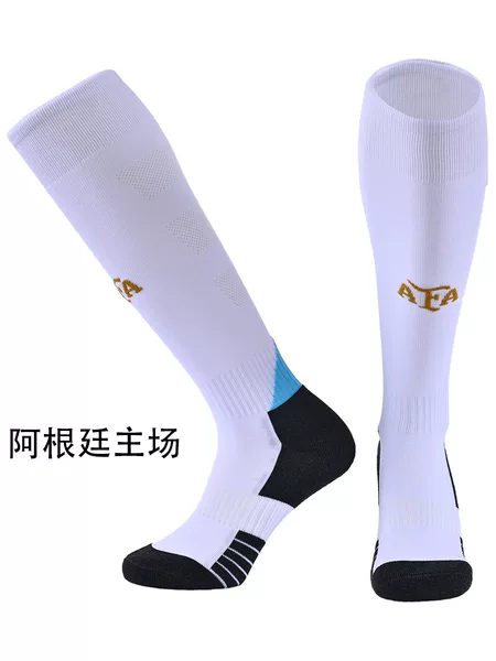 25Th Season National Team Home Long Knee-High Football Socks Adult Ronaldo Towel Bottom Thickeneded Kidsren's Club Socks