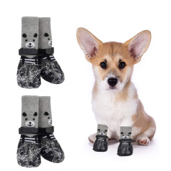 犬用シューズ ペットシューズ 猫犬用品 防水 脱落防止 耐摩耗性 小型犬用 防汚ソックス ペットシューズ・ソックス卸売