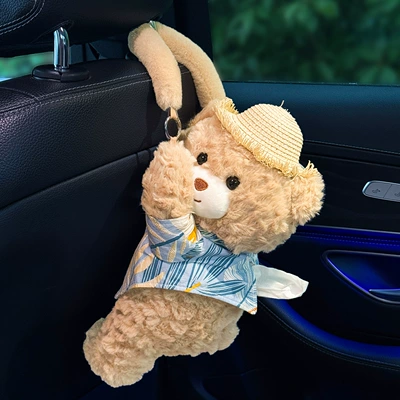 Car Tissue Box Hanging 2025 Car tissue box/set - straw-hat-vacation-little-bear-tissue-box