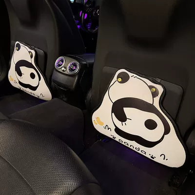 Chair back anti-kick pad – Accessory, Protective Shield - back-panda-anti-kick-pad-leather-pair
