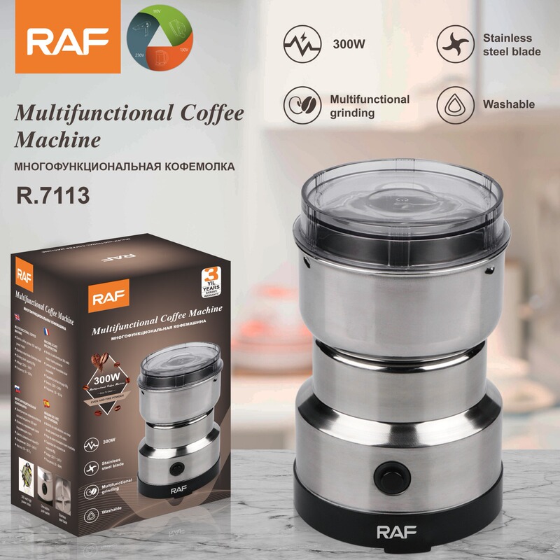 Cross-border European and American Electric Bean Grinder Dry Mill Household Lightweight Grinding Cup Portable Coffee Bean Pulverizer