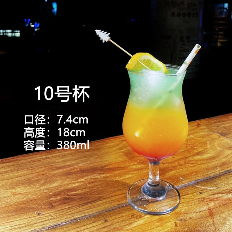 Tazas de cóctel creativas Tazas de vidrio de pie alto Tazas de bar personales Tazas de vino Tazas de champán Tazas de mojito martini