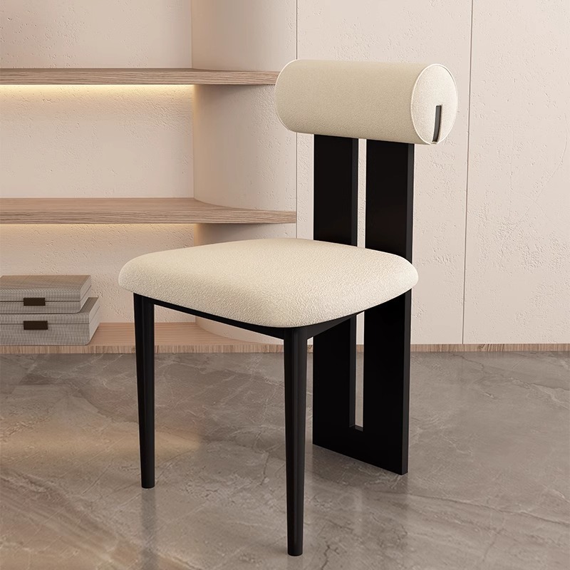 Sillas de comedor de madera maciza sillas de maquillaje modernas sillas de maquillaje artísticas sillas de hipopótamo medievales de alta calidad simple de alta gama