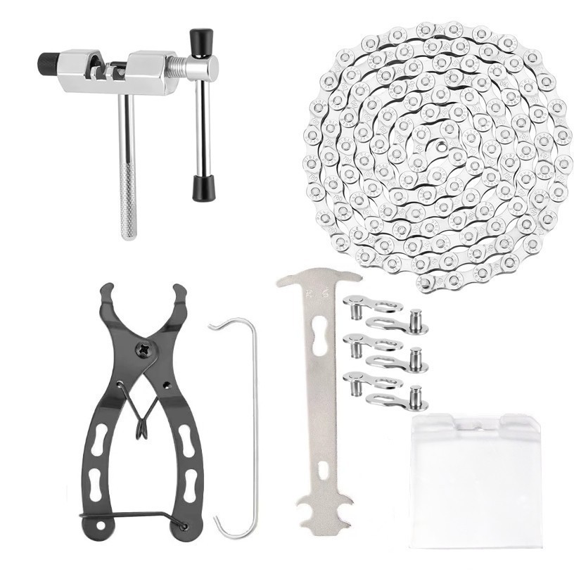 Mountain Bike Chain Magic Buckle Pliers Tool Quick Buckle Pliers Chain Cutter Chain Tool Ruler Magic