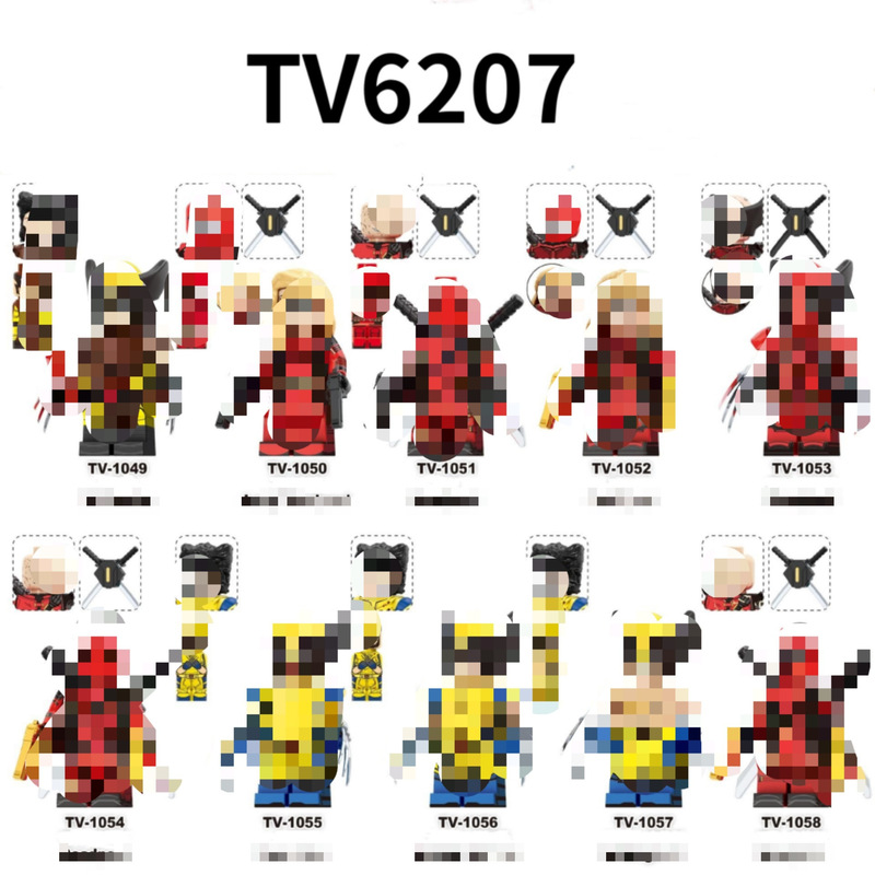 Foreign Trade Goods Tv6207 Super Movie Series Educational Assembled Building Block Minifigure Toys Opp Bag Foreign Trade Goods Tv6207 Super Movie Series Educational Assembled Building Block Minifigure Toys Opp Bag
