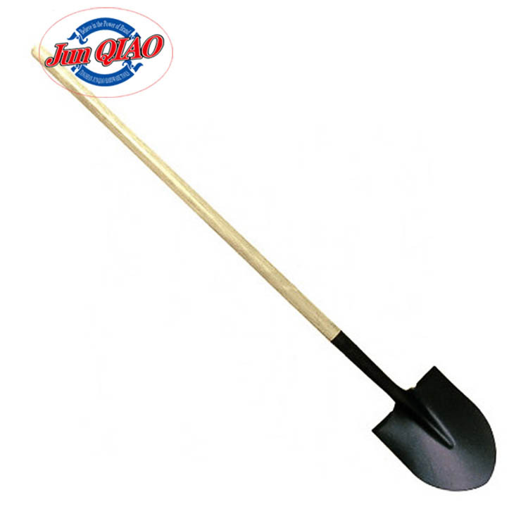 外贸钢锹工厂大量供应出口中东南美市场组装直柄木柄518锹