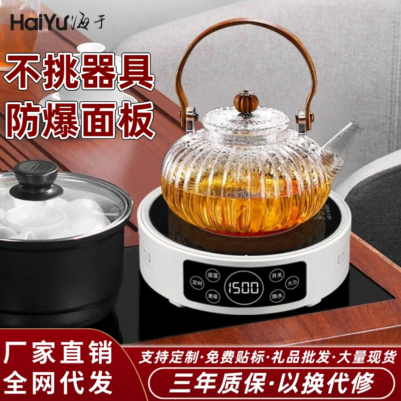 Хайю Чайник Офис Небольшая электрическая глиняная плита Домашний мини-варочный чайник цельные стеклянные горшки для здоровья 2024 новый стиль