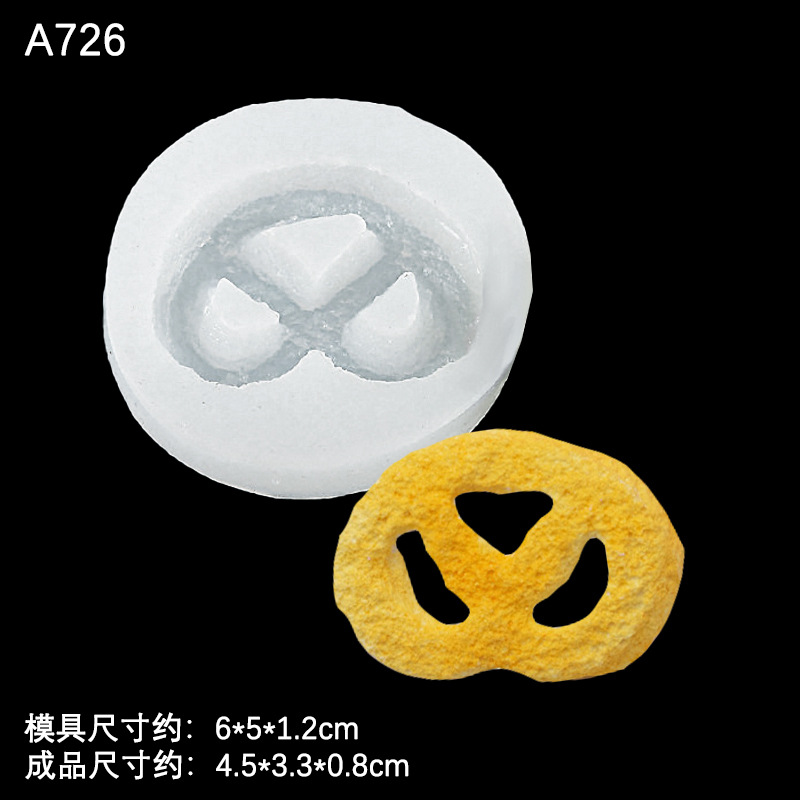 Cookie crema Lollipop molde de silicona epoxi arcilla cerámica suave DIY chocolate fondant