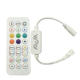 Factory private model 2.4G Bluetooth APP magic color controller wireless 24 key music magic color intelligent horse running water