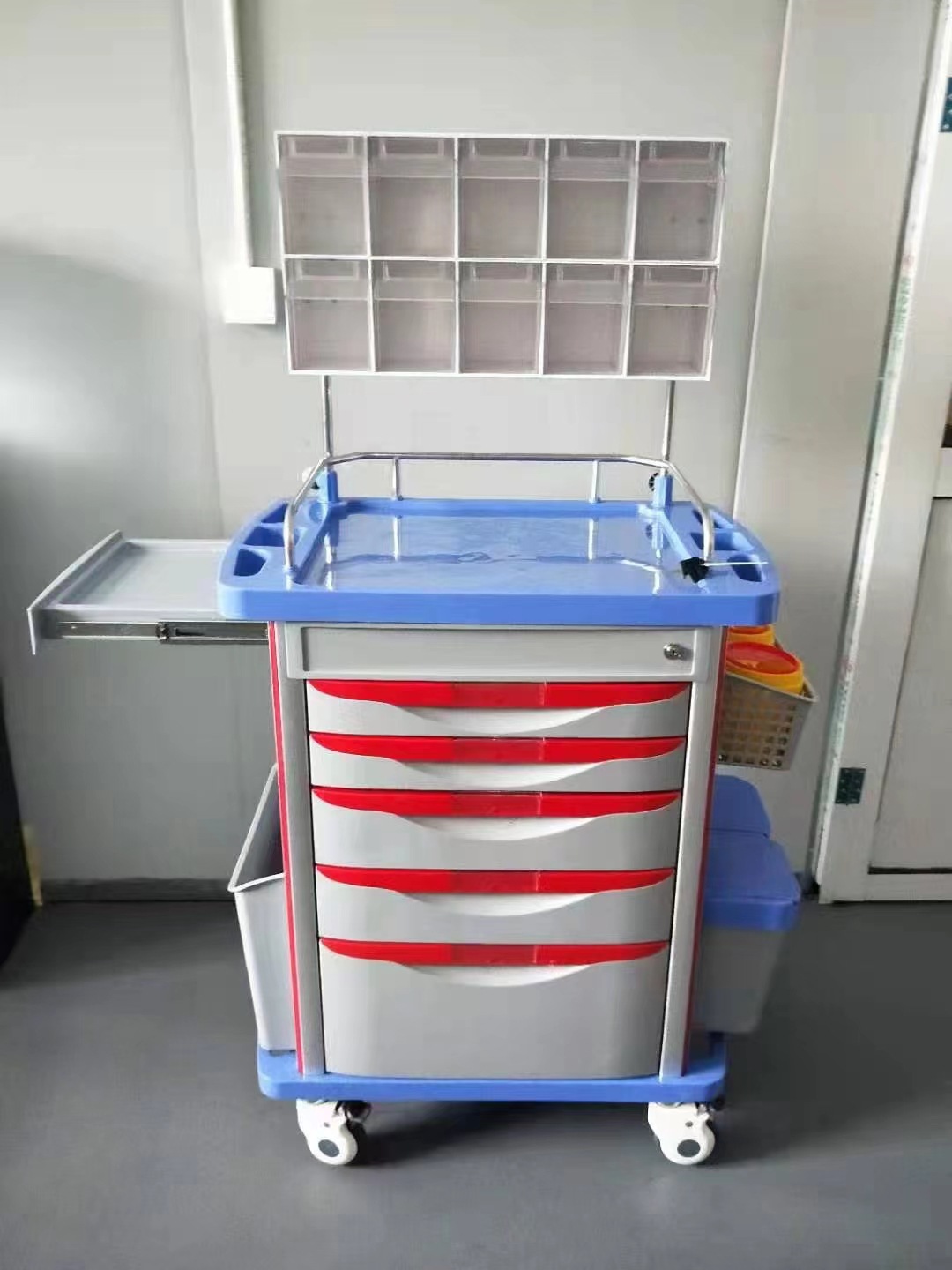 医院ABS抢救换药车急救护理手术送药输液车放药车美容推车麻醉车