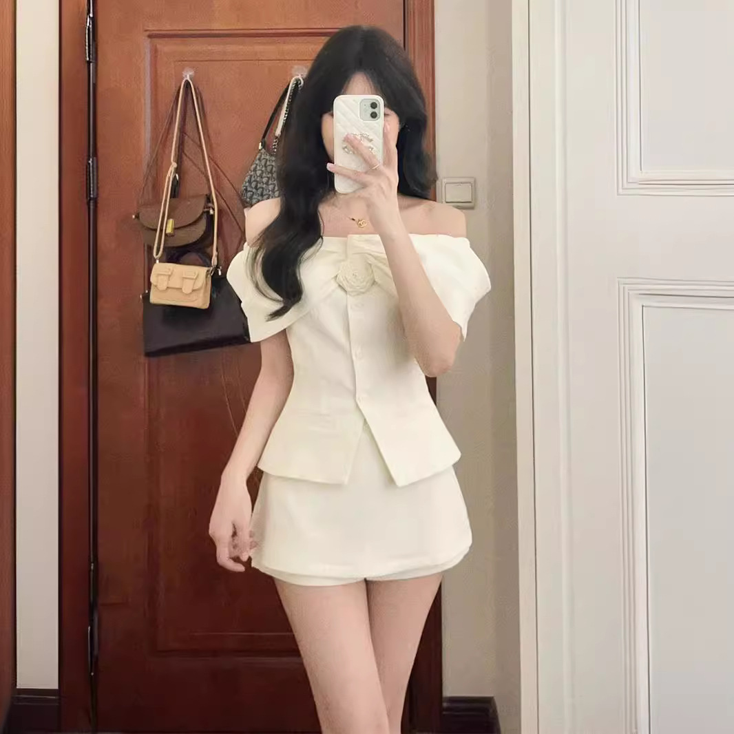 裙子女夏季2024新款千金甜辣高级感穿搭小香风套装夏装搭配两件套