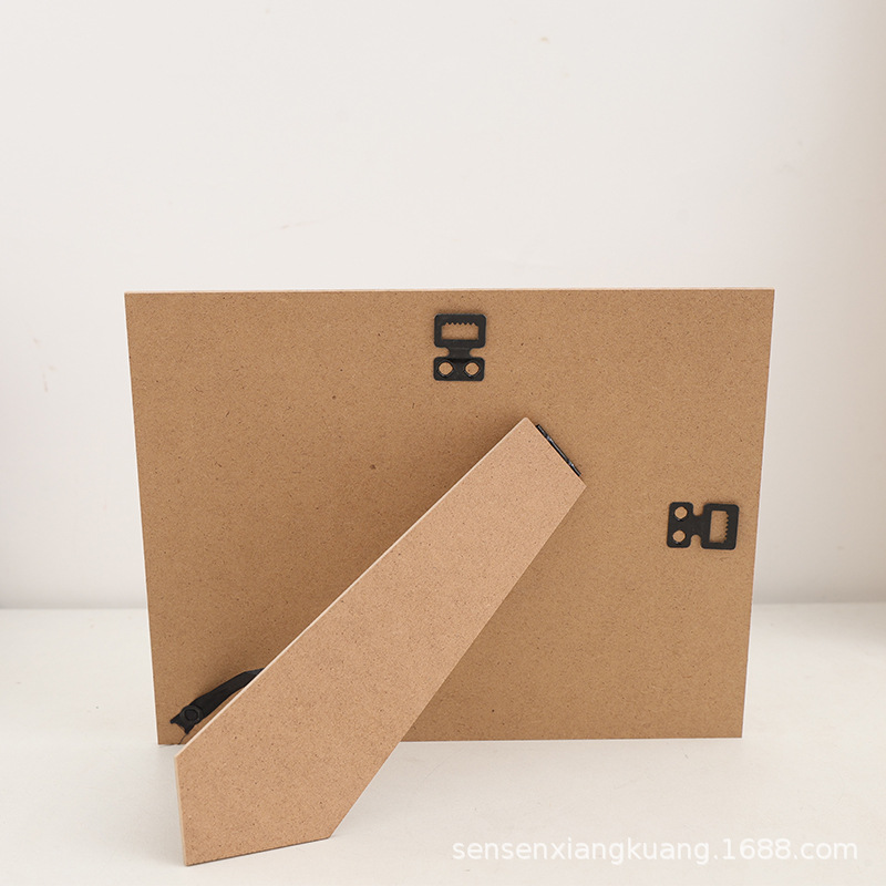 相框批发6寸相框摆台摆件照片墙7寸8寸a4创意简约圆弧木质拼图框