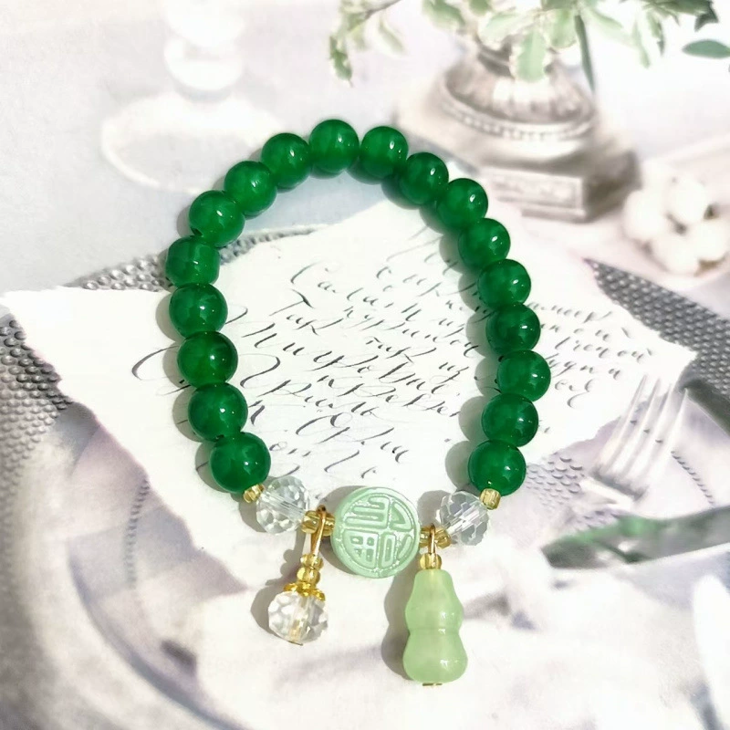 Agate small design bracelet jade, Birthday gift