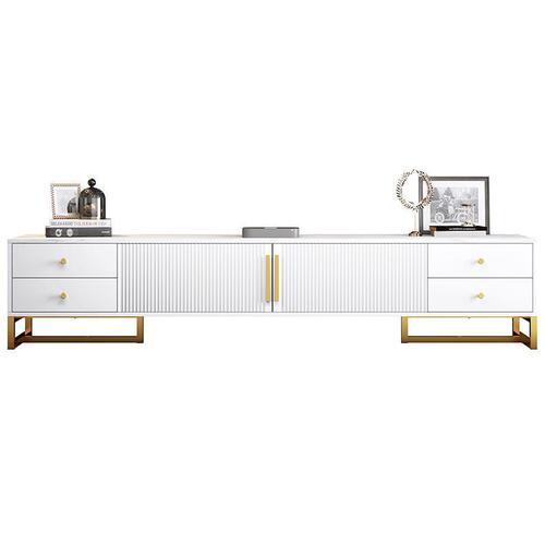 TV cabinet simple modern living room home small apartment floor-standing long cabinet light luxury coffee table TV cabinet combination