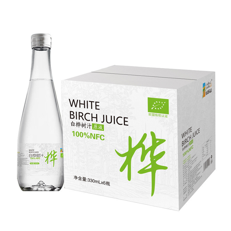 白樺樹液原液 森林植物飲料 330ml/本*6 天然原液 フルボックス 白樺水 一件代発|undefined