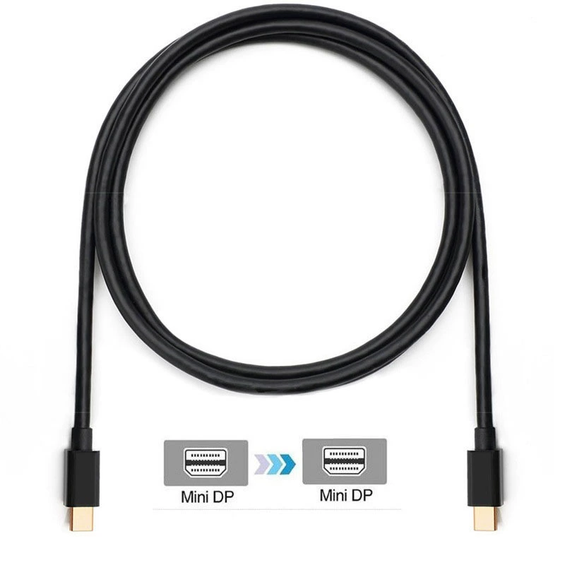 Gold -plated mini DP connection line mini disport public computer connection cable