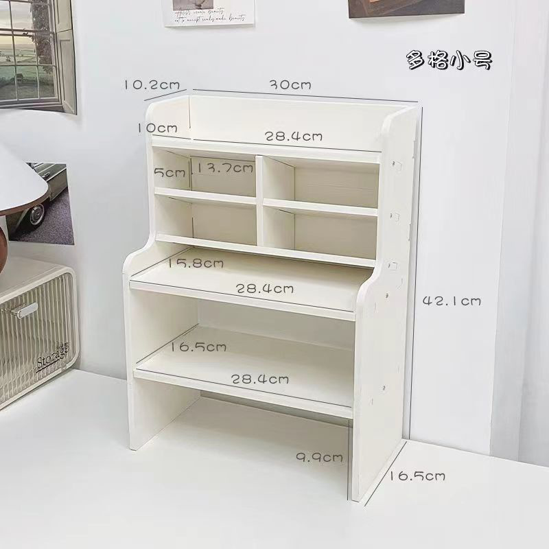 本棚デスクトップ収納ラック多層オフィスファイル収納ボックスブックスタンド学生寮テーブル層状収納ラック|undefined