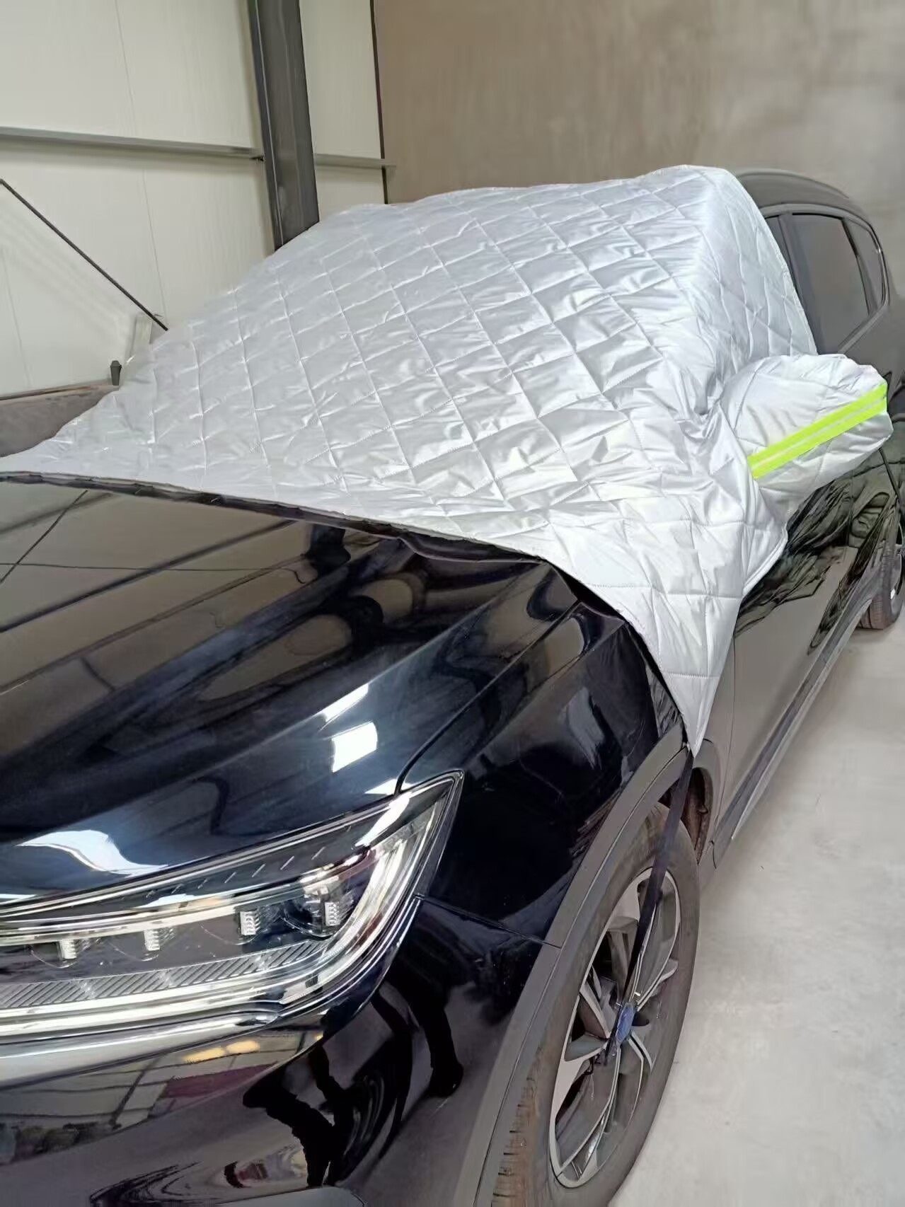 Car clothing front windshield car cover thickened sun visor sun protection heat insulation dustproof car half cover snow frost protection