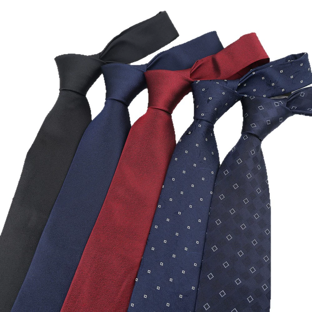 Men's silk tie, blue burgundy accessory