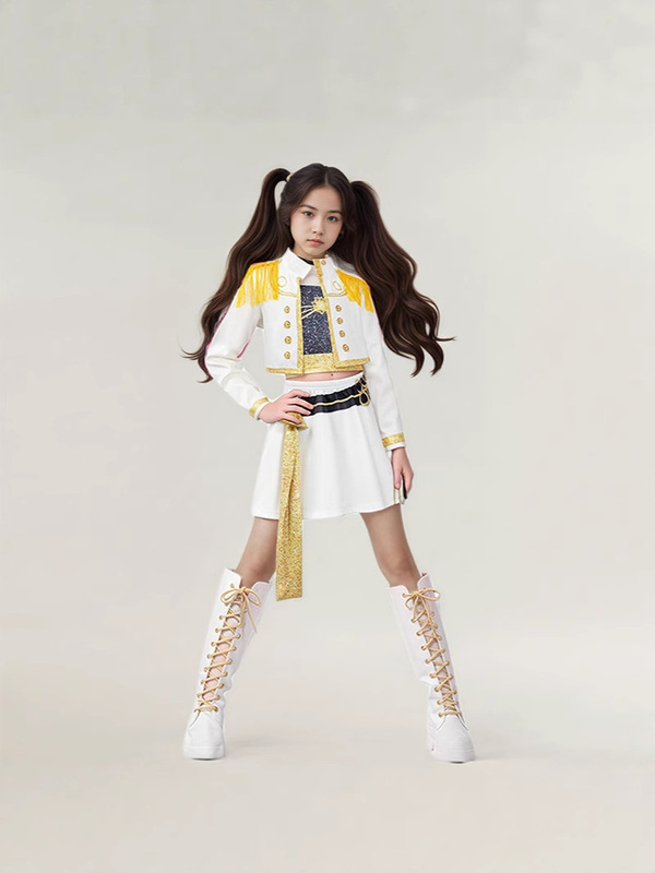 跨境新款猎魔女团cos服 流行歌手米拉鲁米佐依cosplay儿童演出服|undefined