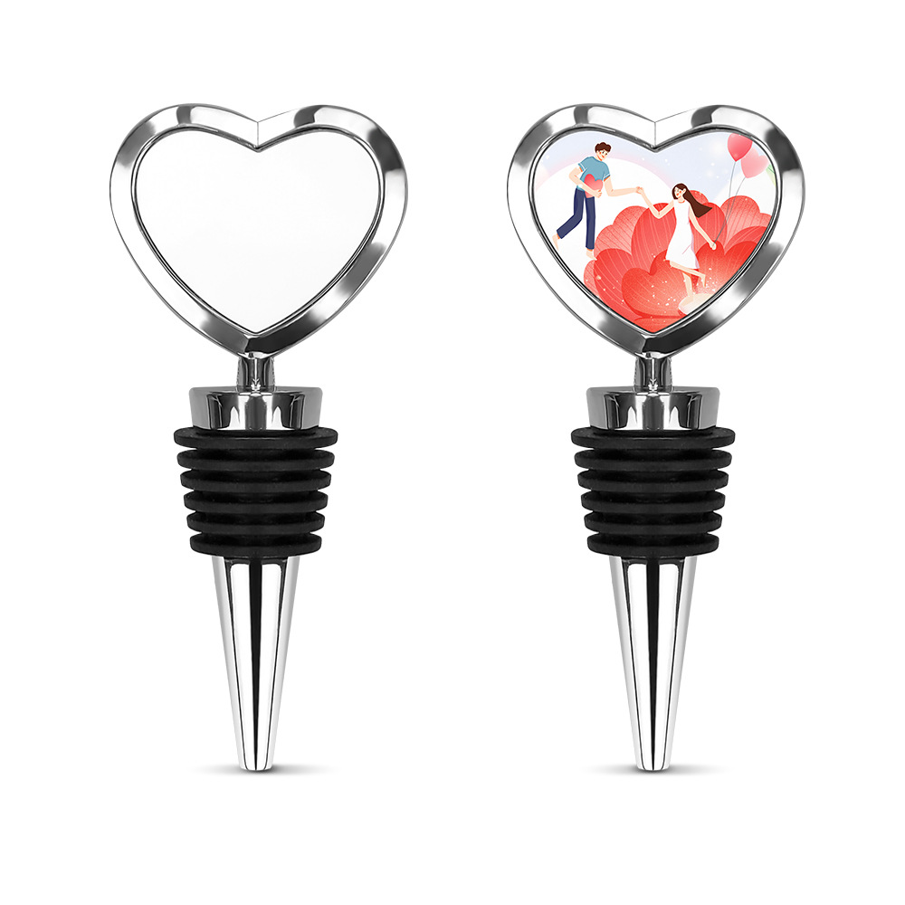 Fábrica directa de tapones de vino rojo de sublimación caliente tapones de vino tapones de silicona tapones domésticos de varias formas al por mayor