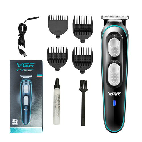 VGR Cross-border New Model USB Electric Razor Adjustable Precision Trimmer Electric Shaver Charger Amazon V055
