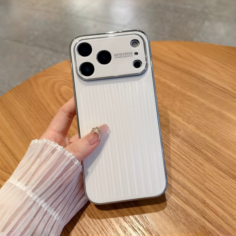 秒变iPhone18promax电镀散热边瓦楞手机壳苹果17高级16防摔保护套