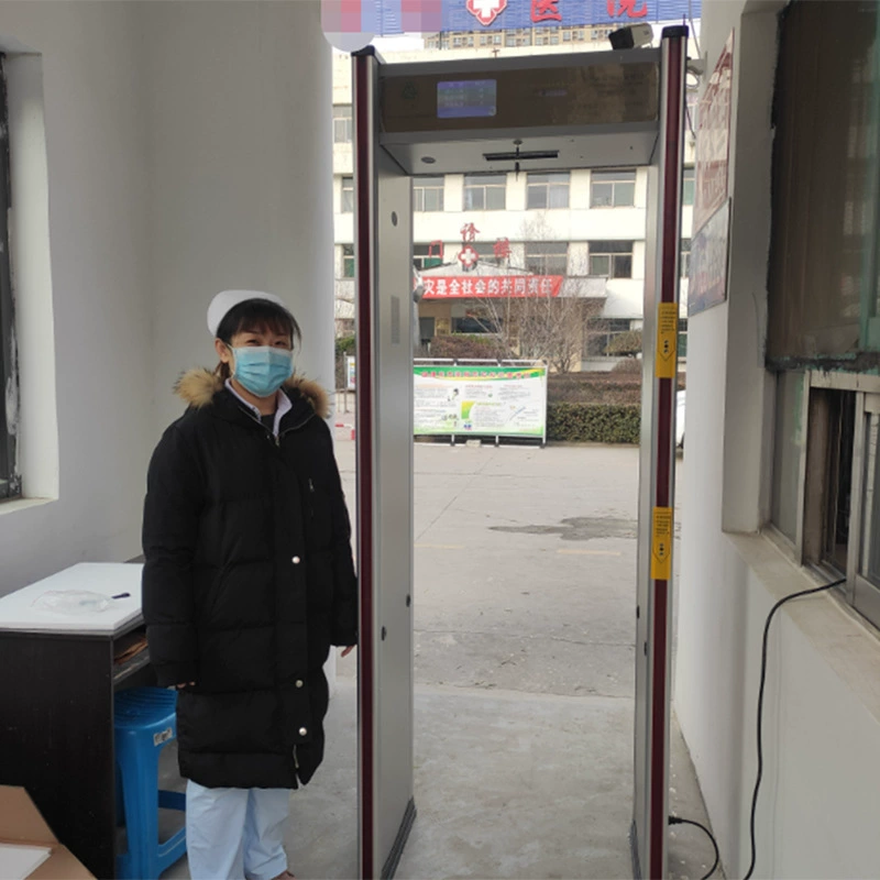 Измерение температуры ворота безопасности железнодорожный вокзал аэропорт станция вход и выход инспекции безопасности Sanyong SY-988D измерение температуры ворота безопасности