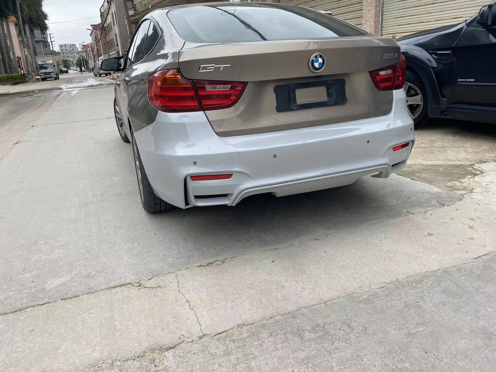 Bmw 3 Series Gtf34 Modified with M4-Style Wide-Body Front and Rear Bumper Kit, Non-Destructive Upgrade