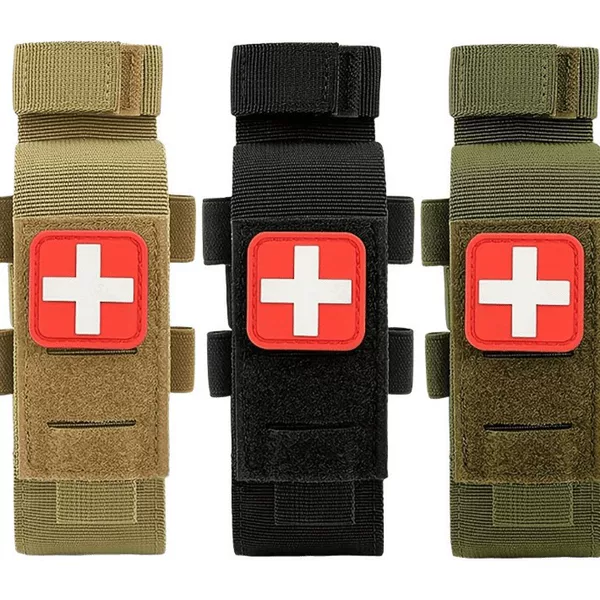 Tactical Tourniquet Holder Bag Molle Upgraded Version to Store Trauma Medical Scissors Bag Tactical Tourniquet Bag