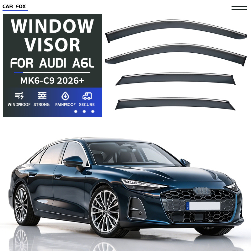 Suitable for Domestic Long-Wheelbase Audi A6L Sedan Rain Shield Audi A6 Lwb Window Visor