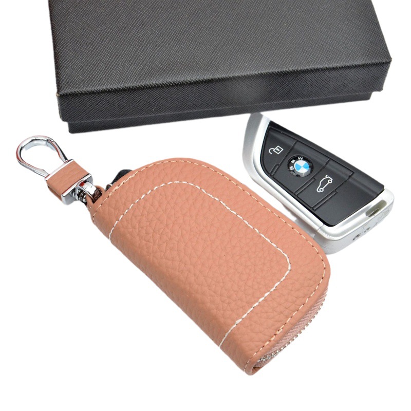 Casual car key bag head layer cowhide car remote control key case leather for men and women Factory wholesale