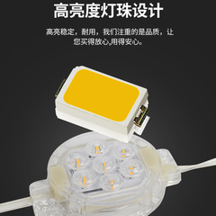 LED point light source heart-shaped advertising door sign marquee pixel lamp colorful outdoor waterproof lamp with bulb