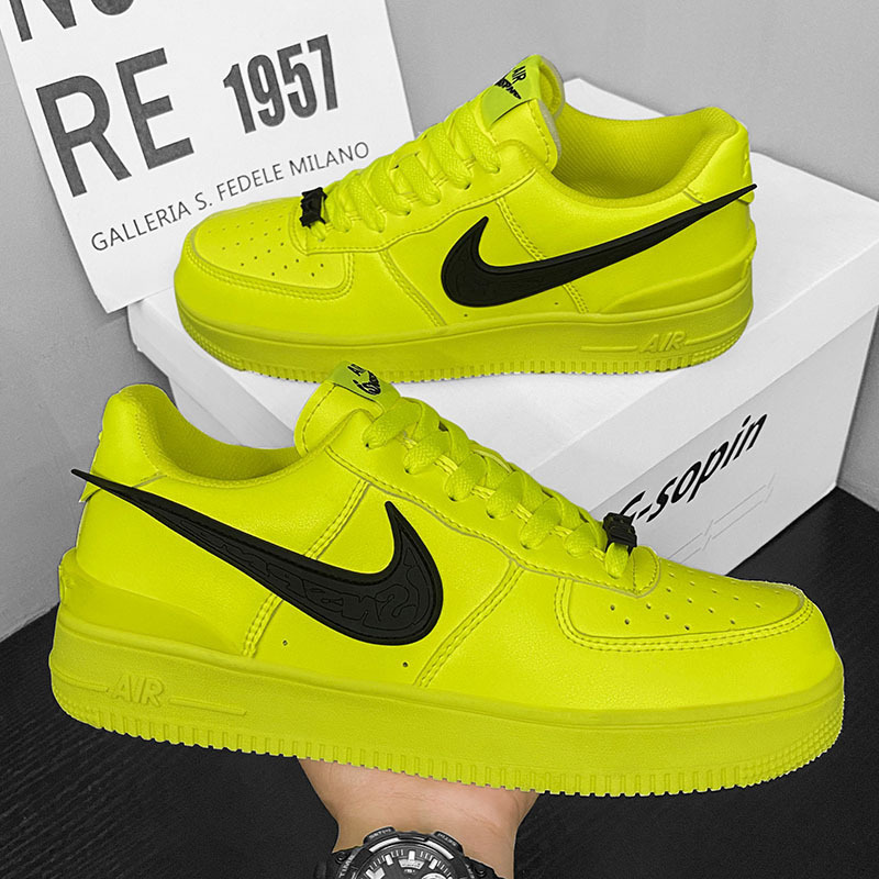 Putian Af1 Air Force One Ambush Joint White and Black Flying Hook Low-Top Casual Sports Sneakers Campus Men and Women