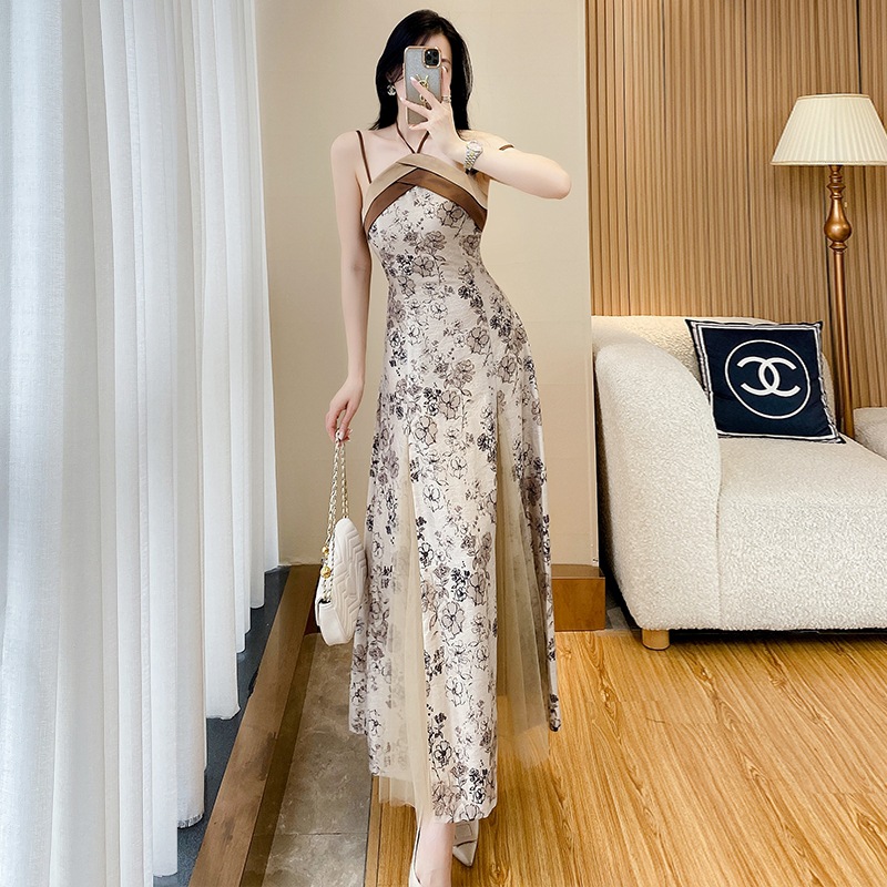 C2826 1300K ÁO HAI DÂY NỮ DONTDHI SEXY GỢI CẢM SEXY MÙA HÈ HỌA TIẾT HOA HAI DÂY HỞ VAI THỜI TRANG NỮ G04 SẢN PHẨM MỚI