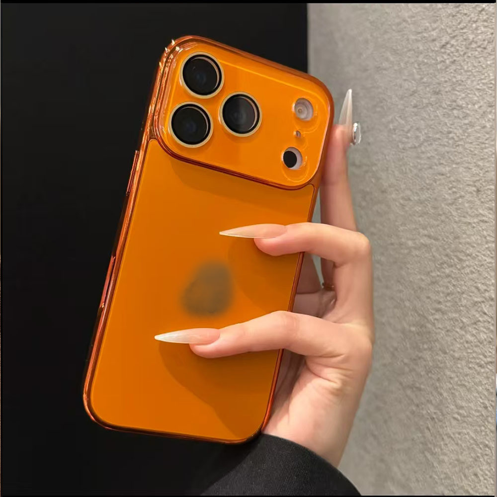 Electroplated Matte Case With Built-in Lens Film Suitable For IPhone 17, 17 Pro, Solid Color 16 Matte, 15 Full Coverage,_voghion.com