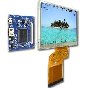 3.5inch TFT Color Lcd Display Module with Mini HDMI Driver Board/320x240 Dot Matrix/USB Power Supply