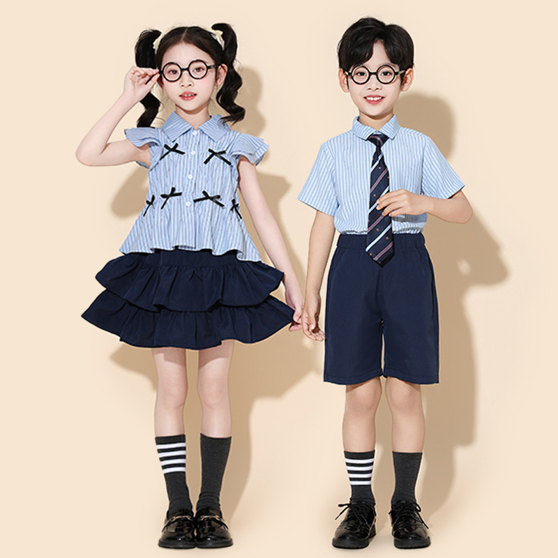 Children's Preppy Performance Clothing, Kindergarten Graduation Photos, Sports Meeting Class Uniforms, Primary and Secondary School Students' Chorus Speech Performance Clothing Children's Preppy Performance Clothing, Kindergarten Graduation Photos, Sports Meeting Class Uniforms, Primary and Secondary School Students' Chorus Speech Performance Clothing