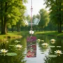 春节室外学生涂鸦风铃