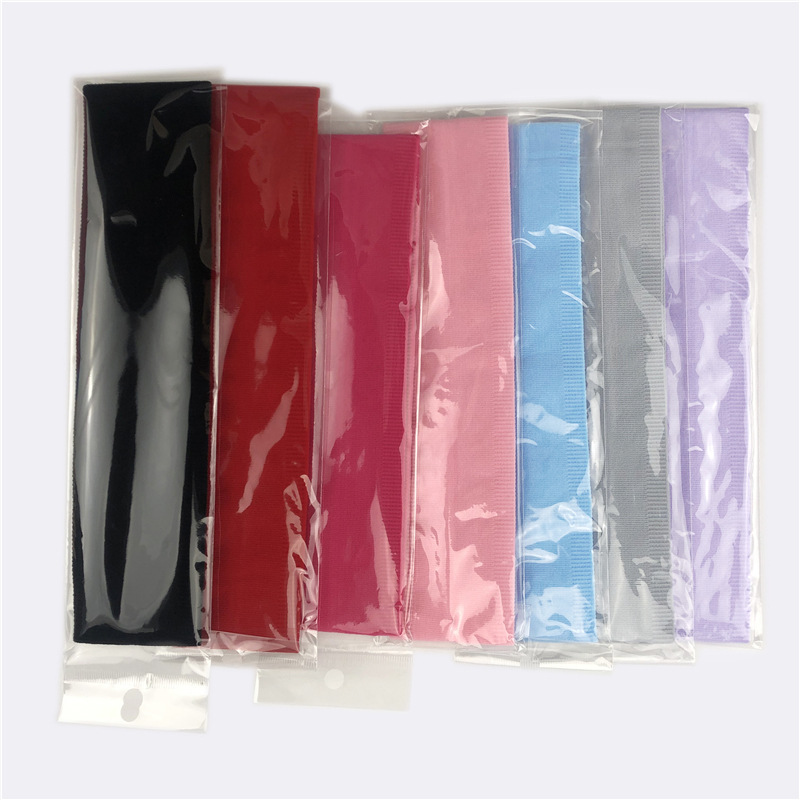 Cotton Material Solid Color Pattern Women'S Gender Sports Solid Color Cotton Hair Band 1 Piece