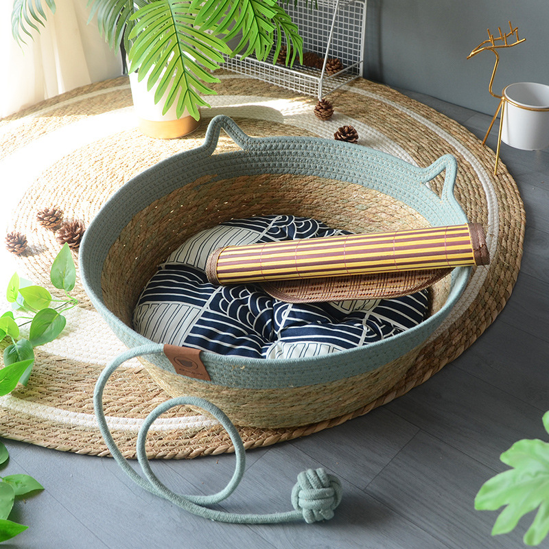 바다색 재미있는 스타일 + 진한 파란색 화장솜 + 매트