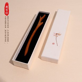 Hairpin DIY Material Package Handmade Peach Wood Hairpin Hairpin 520 Valentine's Day Hairpin for Girlfriend